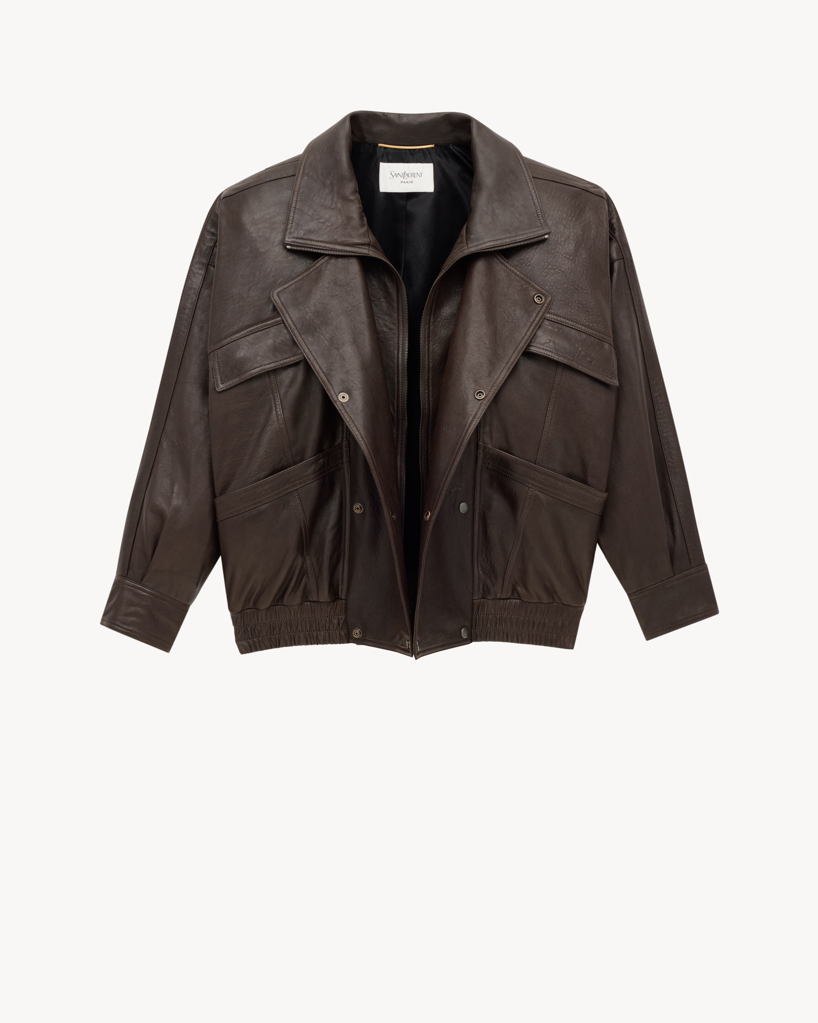 bomber jacket in bubbled lambskin | Saint Laurent Inc. (Global)