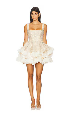 Bronx and Banco Catalina Mini Dress in Ivory from Revolve.com | Revolve Clothing (Global)