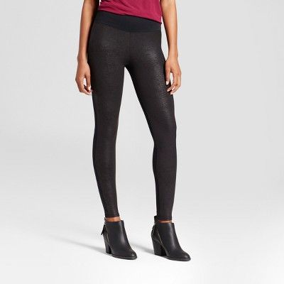 ASSETS® by Spanx® Women's Faux Leather Front Legging | Target