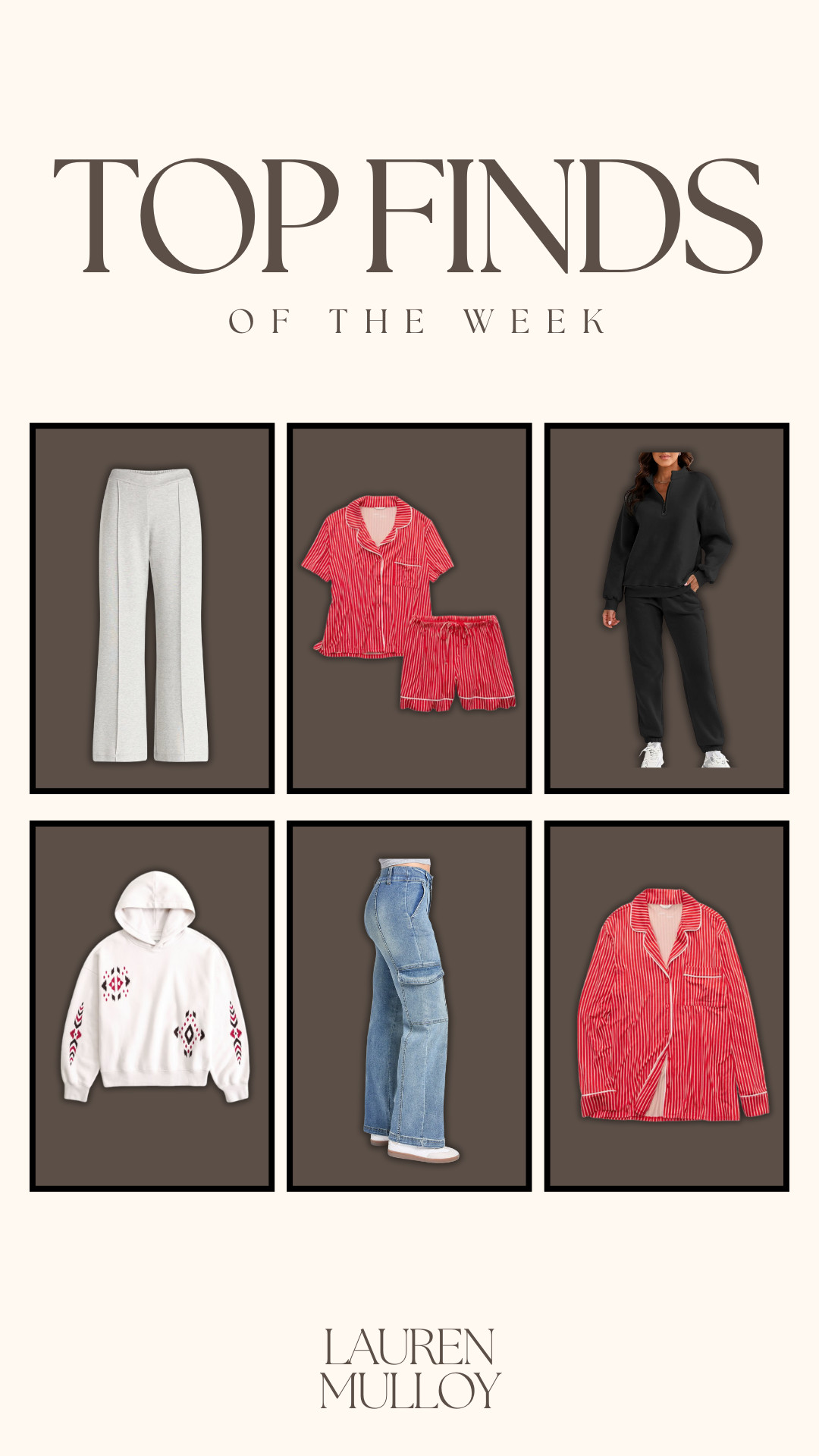 Top finds of the week!!

top finds, top shopped, weekly finds, walmart, aerie, abercrombie, sale finds, sale, sale alert, pjs on sale, Lauren Mulloy 

 #LTKGiftGuide #LTKHoliday #LTKSaleAlert