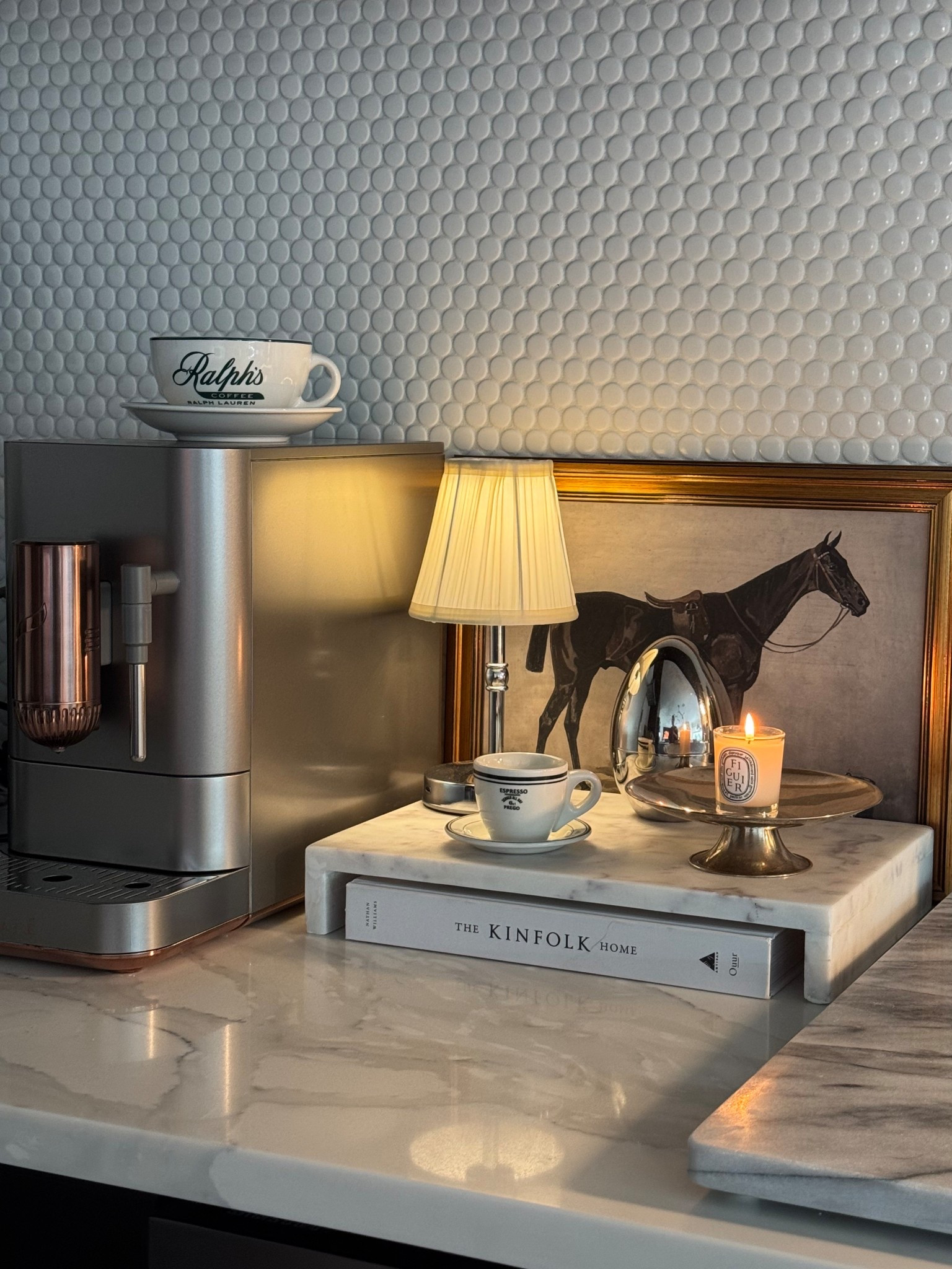 Coffee station set up ✨🤎 added a little equestrian touch 🐴✨

#LTKmorningroutine #LTKdayinmylife #LTKHome