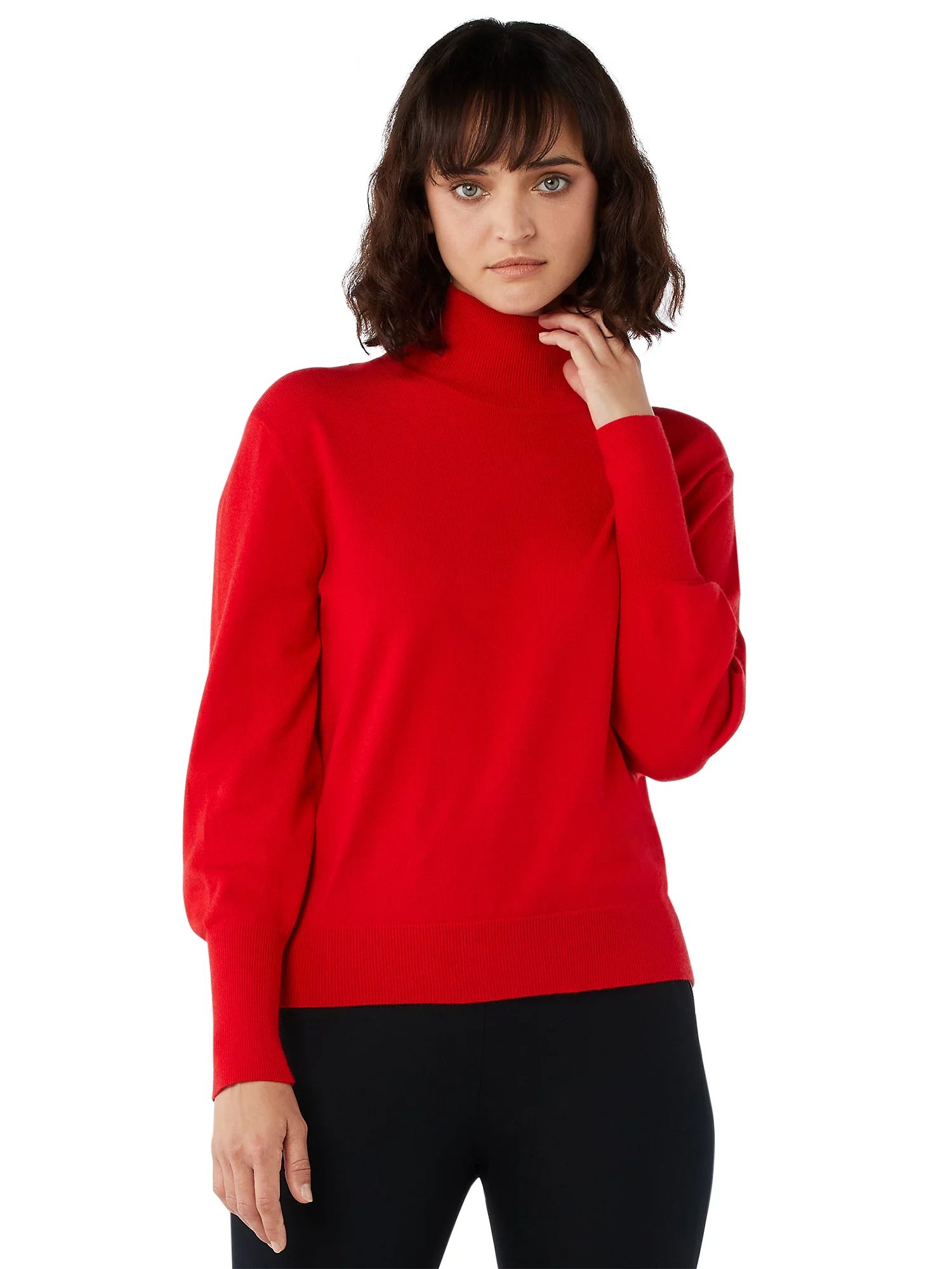 Free Assembly Women’s Ultra-Soft Turtleneck Sweater | Walmart (US)