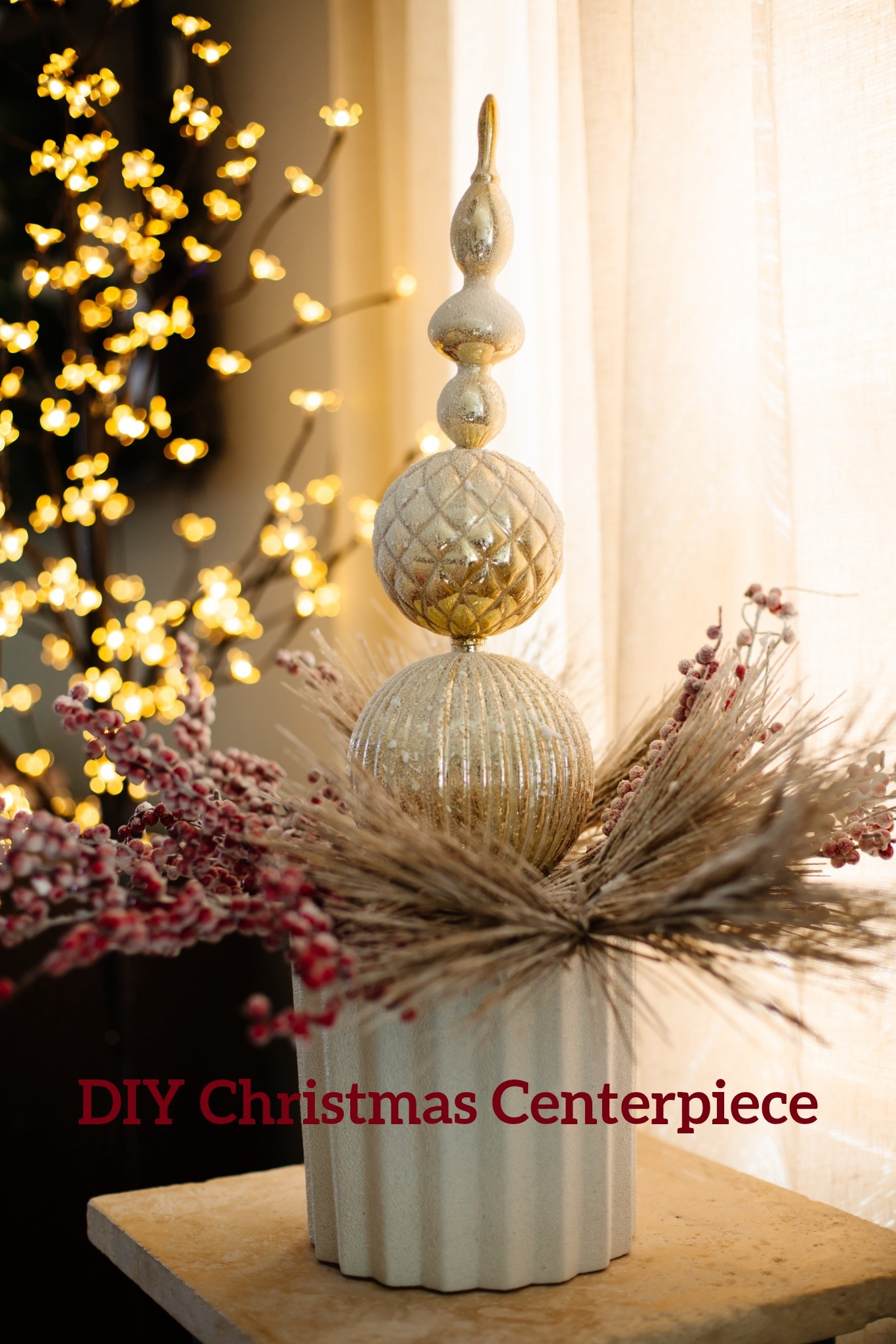 DIY Christmas Centerpiece 

#LTKHome #LTKHoliday #LTKSeasonal
