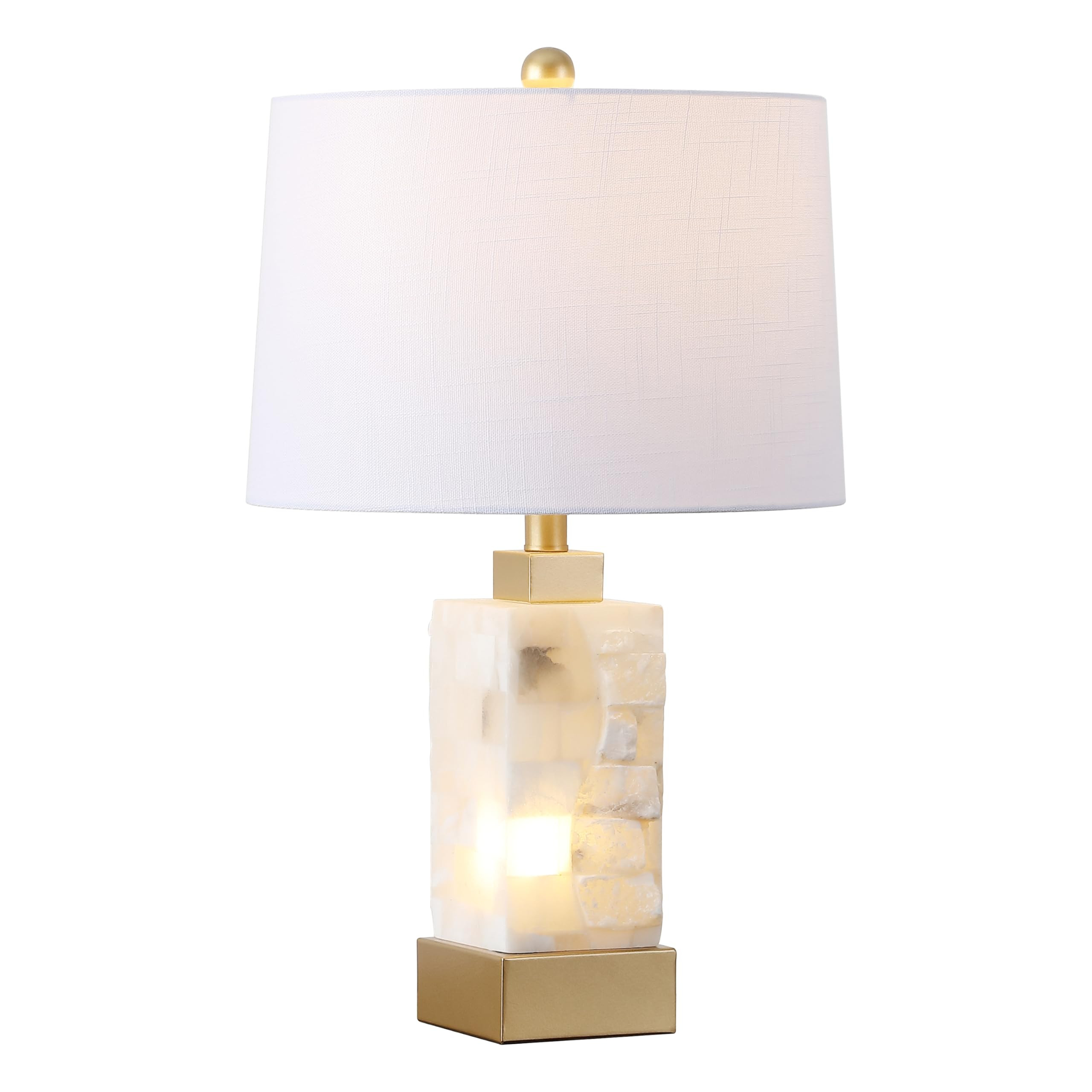 JONATHAN Y JYL6202A Eloise 23" Alabaster/Metal LED Table Lamp Contemporary Transitional Bedside D... | Amazon (US)