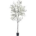 Phimos 7FT Artificial Olive Tree (82") Tall Fake Potted Olive Tree with Planter Large Faux Olive ... | Amazon (US)
