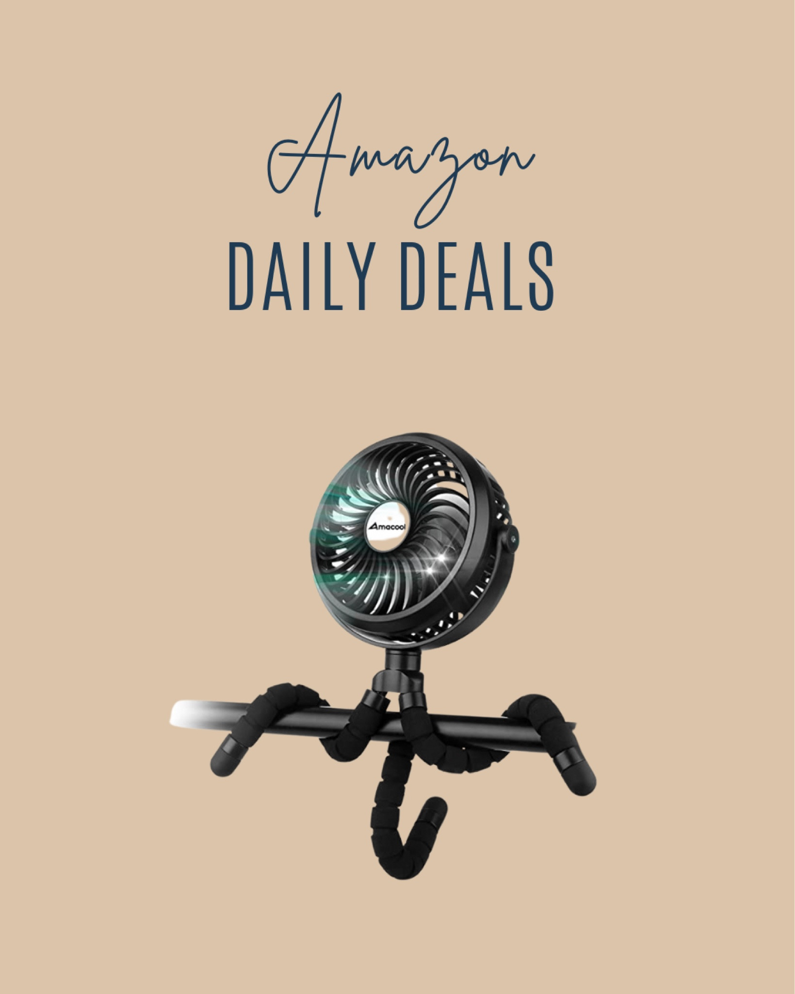 Battery operated stroller fan | flexible tripod clip on fan | baby registry gifts | Amazon daily deals | baby shower

#LTKsalealert #LTKbump #LTKbaby