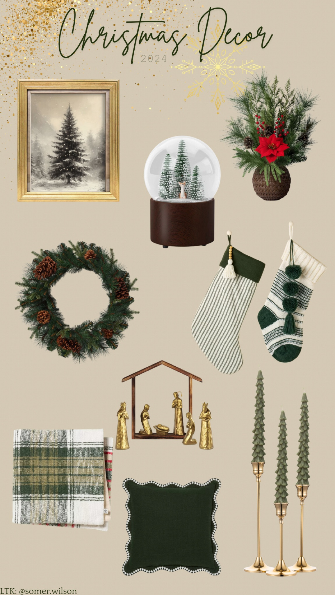 Christmas Decor 2024 

#LTKHoliday #LTKSeasonal #LTKHome