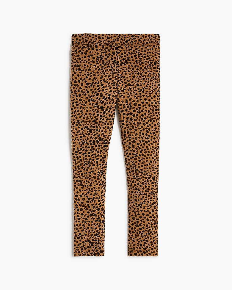 Girls' leopard leggings | J.Crew Factory