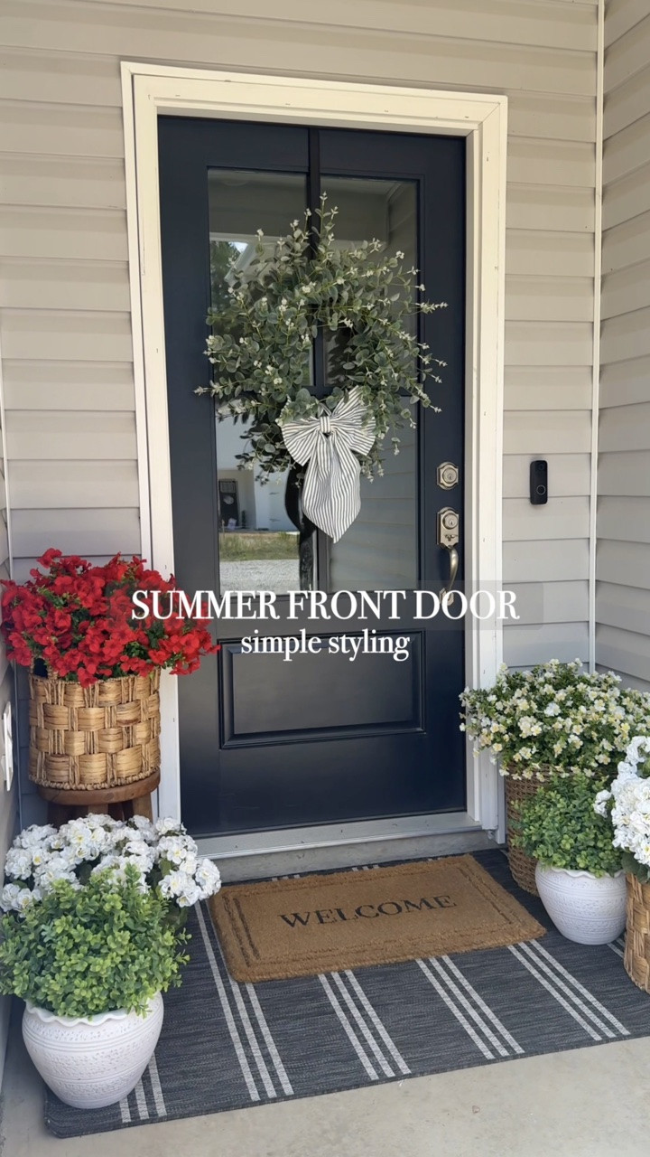 Summer front porch inspo comin at ya hot! ☀️

Comment SUMMER for the links! 🔗

I am obsessing over this look, thank youuuu new front door! Although it’s spring, it’s already high 80s/90° where live 🥵 mentally preparing for the heat this year!

#summerdecor #frontporchdecor #frontporch #porchdecor #outdoordecor
