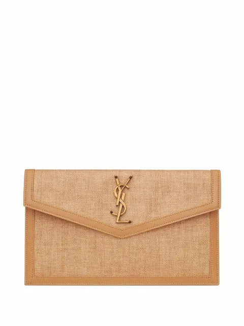 Uptown canvas clutch bag | Farfetch Global
