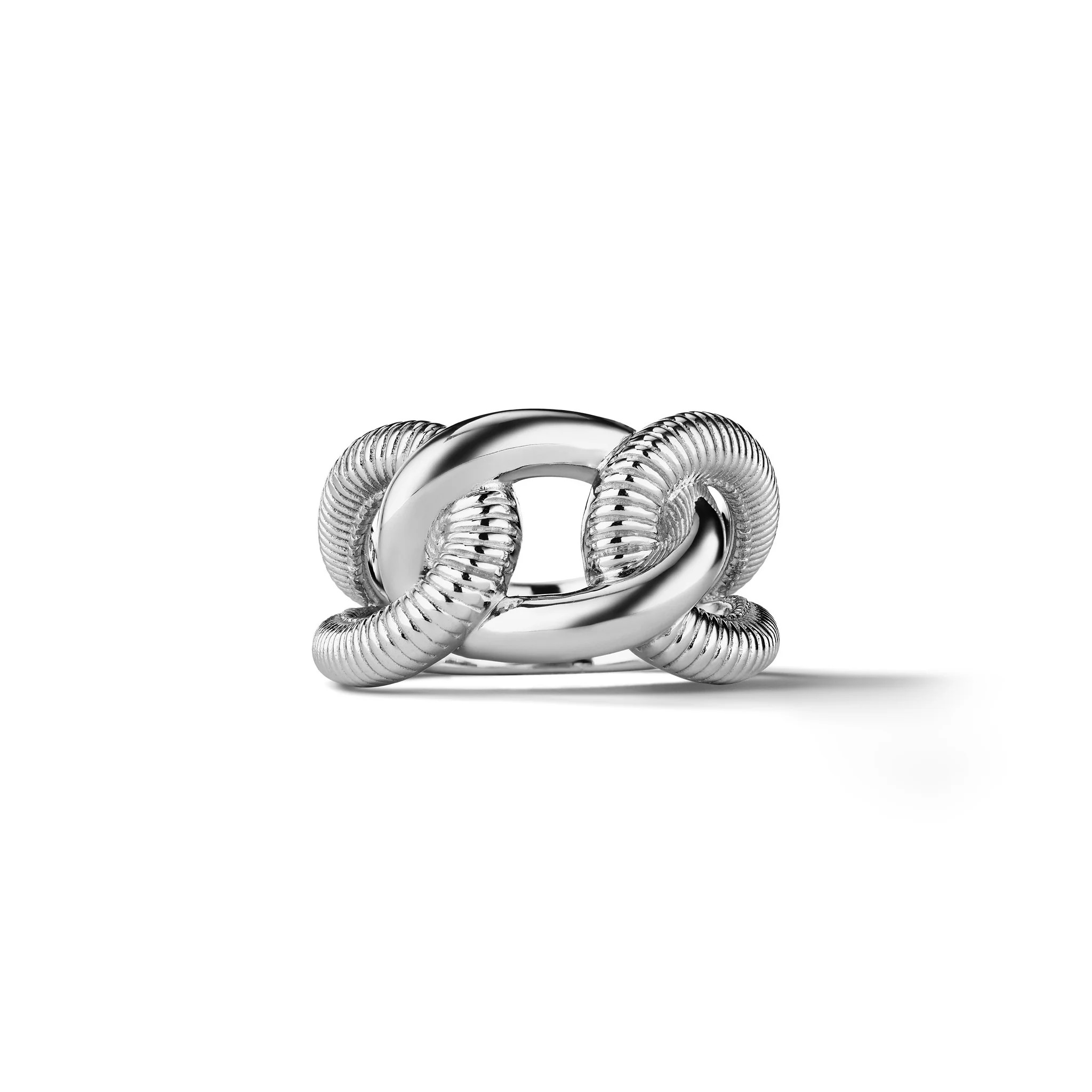 Eternity Interlocking Link Ring | Judith Ripka 