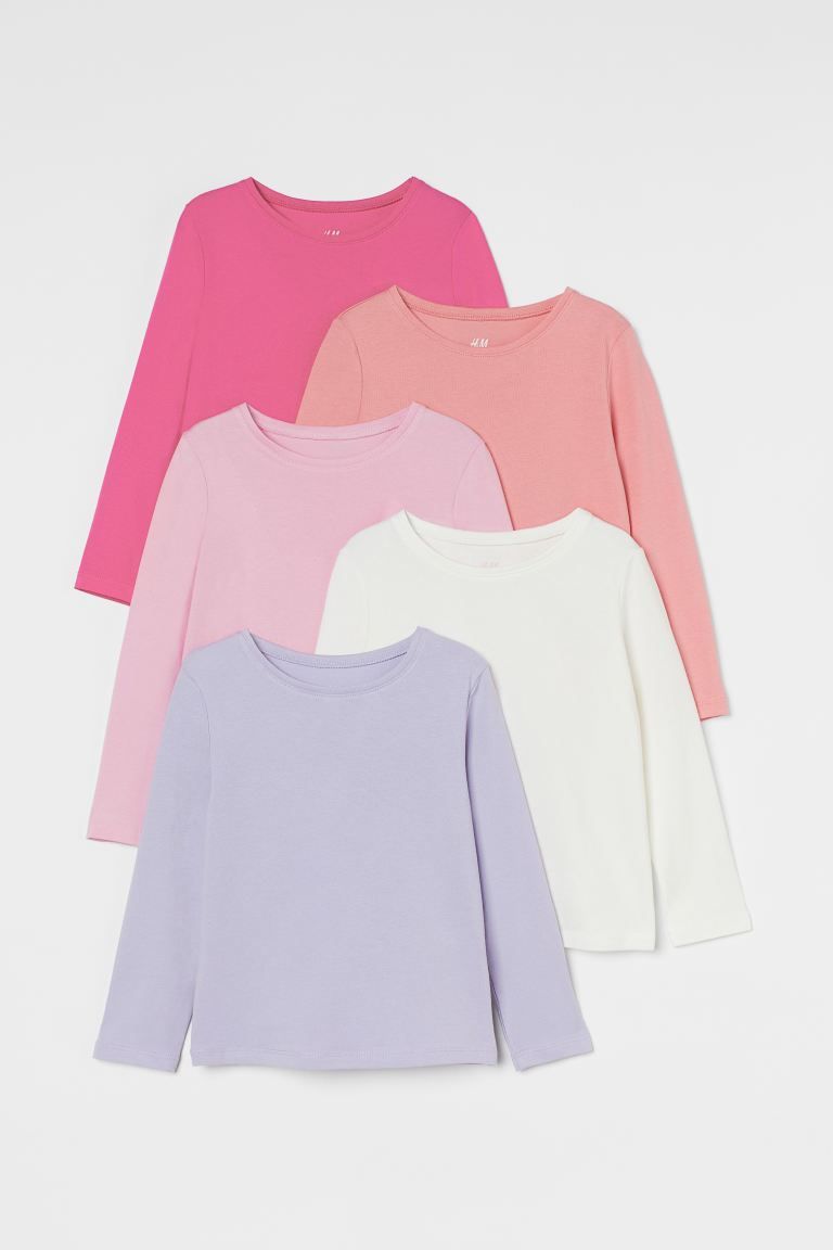 5-pack Jersey Tops | H&M (US + CA)