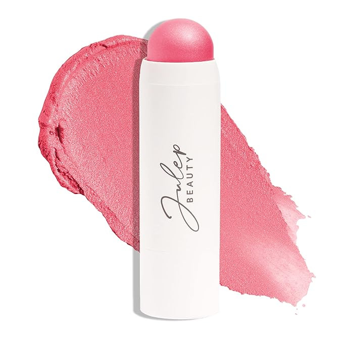 Julep Skip The Brush Cream to Powder Blush Stick - Peony Pink - Blendable and Buildable Color - 2... | Amazon (US)