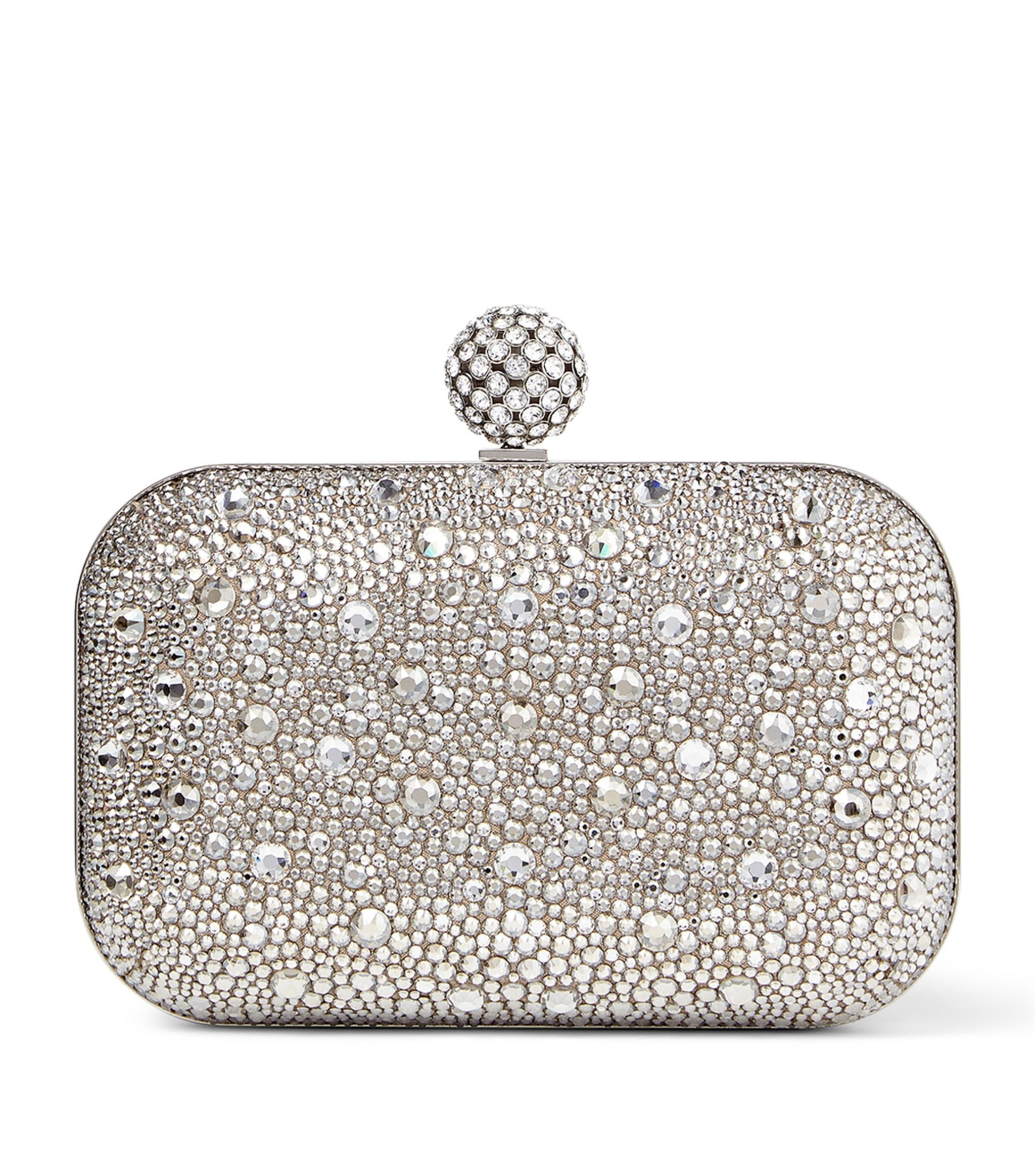 Cloud Crystal Embellished Clutch Bag | Harrods