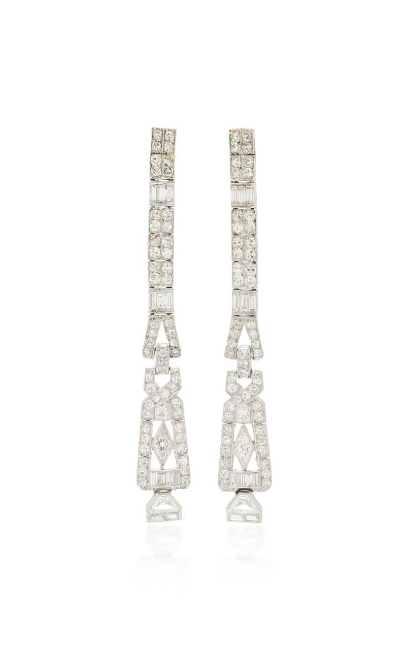 Multi-Cut Diamond Drop Earrings | Moda Operandi Global