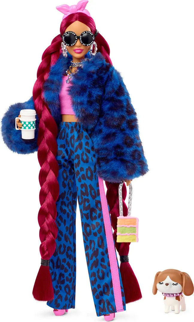 Mattel Barbie® Extra Blue Leopard Topper Doll | Nordstrom | Nordstrom