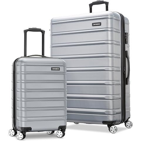 Samsonite Omni 2 28-Inch Large Checked Hardside Luggage with 360\u00b0 Spinner Wheels - Scratch R... | Amazon (US)