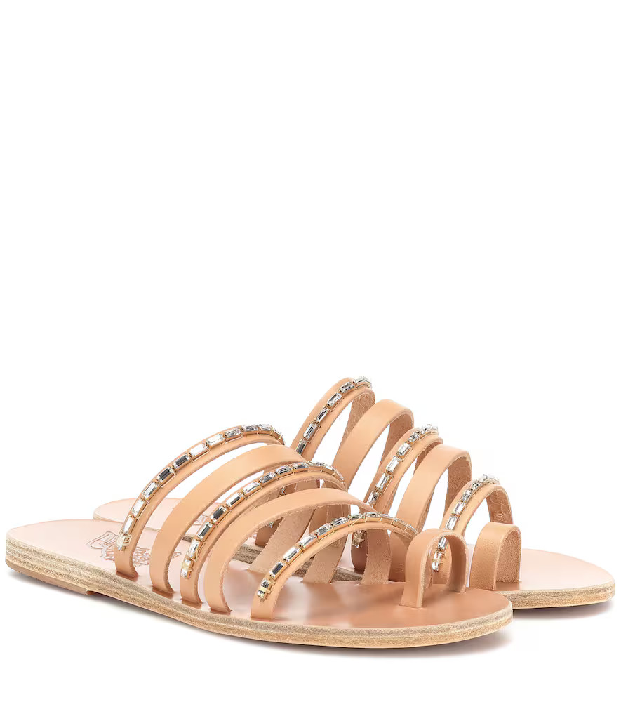Niki Chains leather sandals | Mytheresa (US/CA)