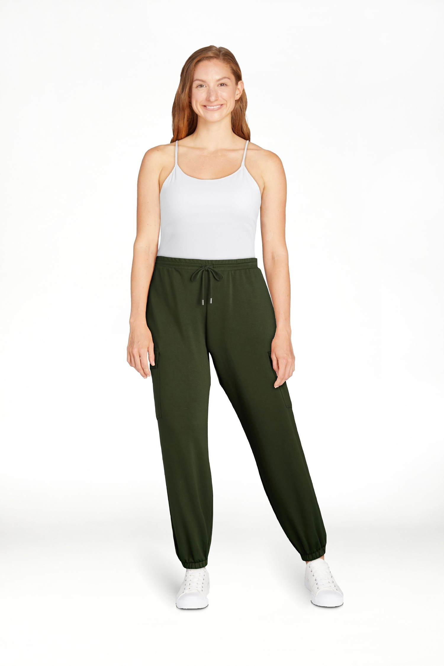 Scoop Women’s and Women's Plus Ultimate ScubaKnit Cargo Joggers, Sizes XS-4X - Walmart.com | Walmart (US)