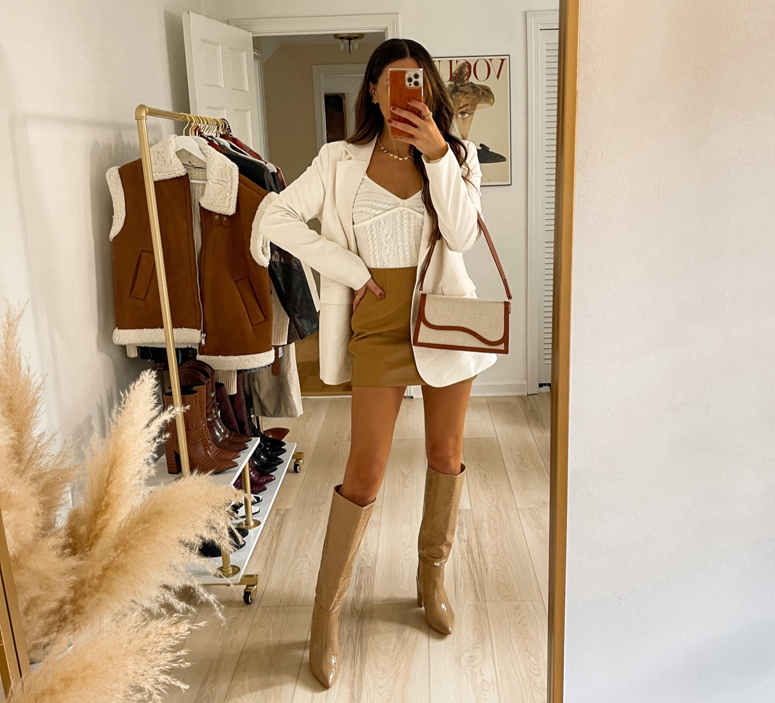 Neutral fall outfits + chunky gold heart necklace (SUGAREDSTILETTOS for 25% off the Adina Eden Jewelry)

Fall outfit inspo | neutral style | brunch outfit | boots outfit | blazer outfit | skirt outfit | autumn outfit  #adinaeden

#LTKfindsunder50 #LTKSeasonal #LTKstyletip