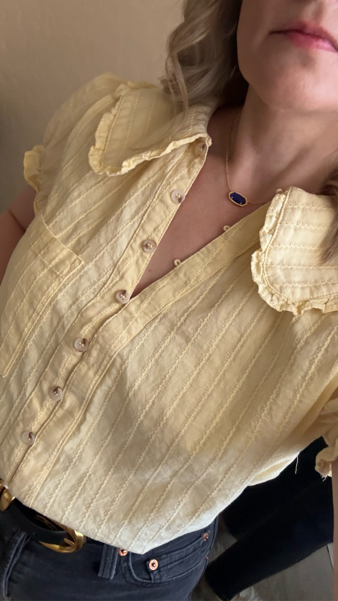 Another cute shirt for spring from Amazon. Love the Peter Pan collar and this butter yellow color for spring. It’s 100% cotton, quite affordable and available in lots of beautiful colors. 

#LTKPetite #LTKSeasonal #LTKOver40 #LTKWorkwear #LTKootd #LTKSaleAlert