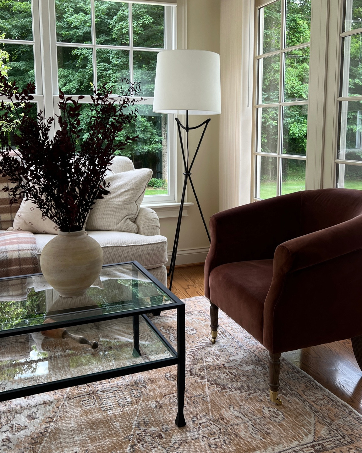 Living room, burgundy chairs, glass coffee table, vintage ring, iron floor lamp

#LTKSaleAlert #LTKSummerSales #LTKHome