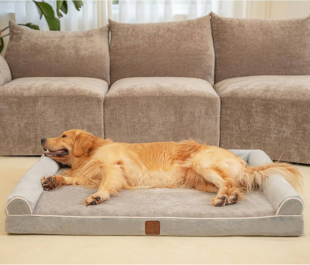 Orthopedic Dog Beds for Large Dogs - Waterproof Dog Sofa Bed, Supportive Foam Pet Couch Bed with ... | Amazon (US)
