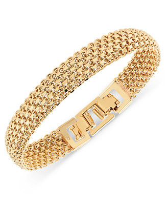 Linked Mesh Multi-Row Flex Bracelet | Macy's