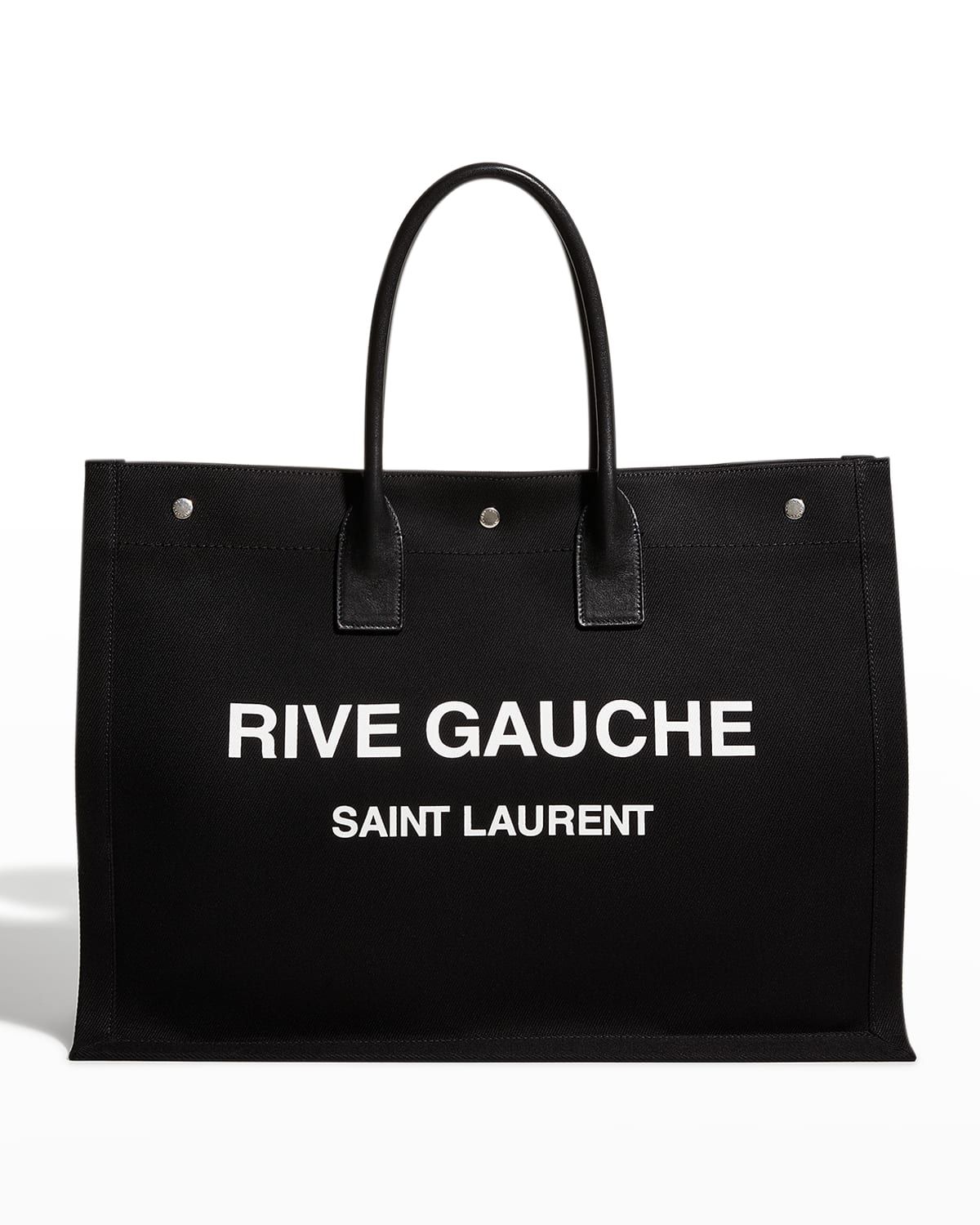 Rive Gauche Cabas Canvas Tote Bag | Neiman Marcus
