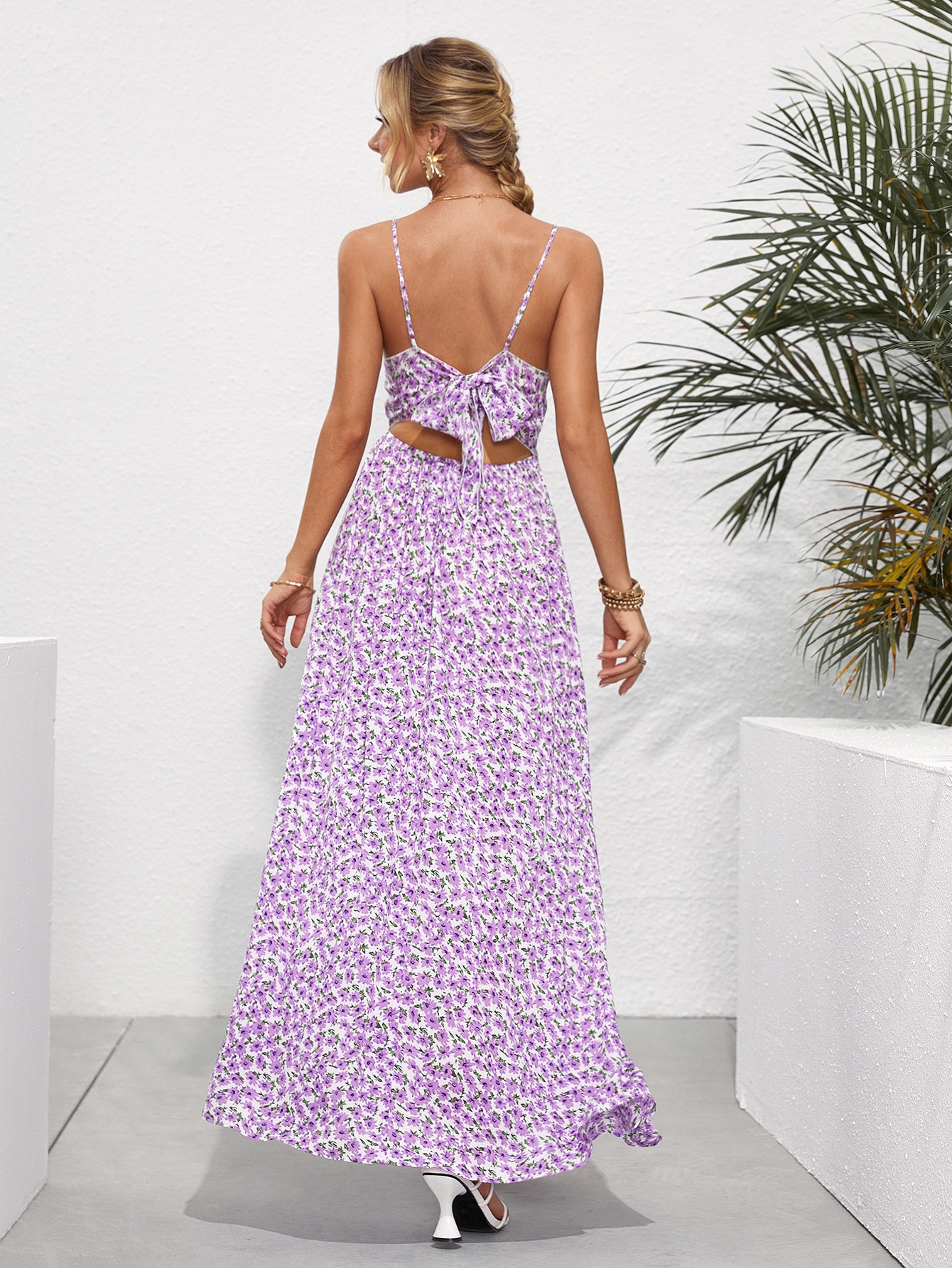 Ditsy Floral Cami Dress | SHEIN