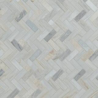 MSI Angora Herringbone 12 in. x 12 in. x 10 mm Polished Marble Mosaic Tile (1 sq. ft.) ANGORA-HBP | The Home Depot