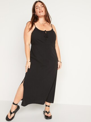 Crinkled Maxi Cami Shift Dress for Women | Old Navy (US)