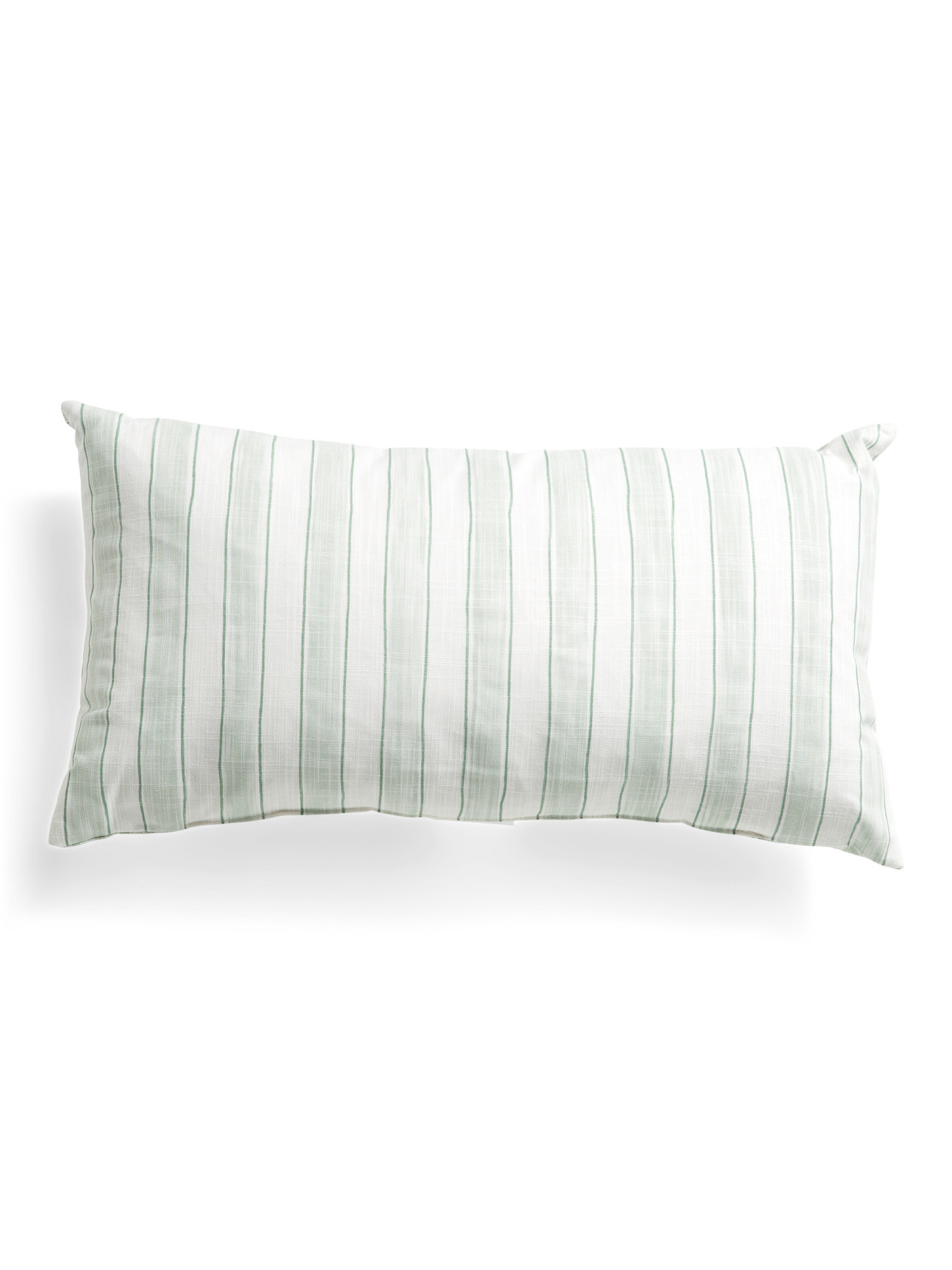 Made In Usa 14x24 Cotton Floral Stripe Two Side Pillow | TJ Maxx