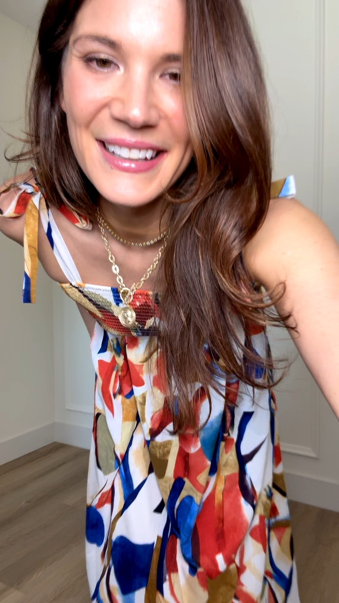 This colorful dress is such a fun one for summer. I love the bright print and the tied straps add the cutest detail. It is an easy statement dress for vacations, dinners, or summer events. Dress, Colorful dress, Printed dress, Summer dresses, Statement dress, Vacation outfits beach, Date night outfits, Spring break outfits, Tall girl approved, Stang and Co

#LTKTall #LTKSeasonal #LTKTravel