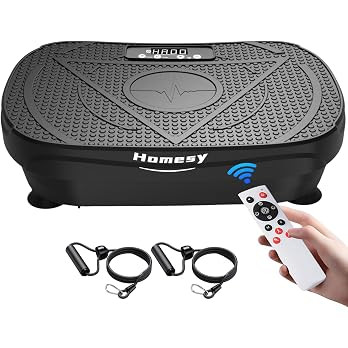 Homesy Vibration Plate Exercise Machine Shake Plate for Lymphatic Drainage | Weight Loss & Muscle... | Amazon (US)