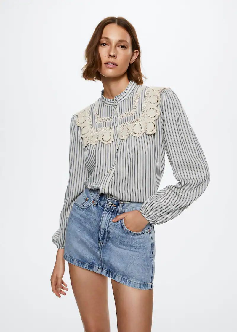 Search: embroidered blouse (19) | Mango USA | MANGO (US)