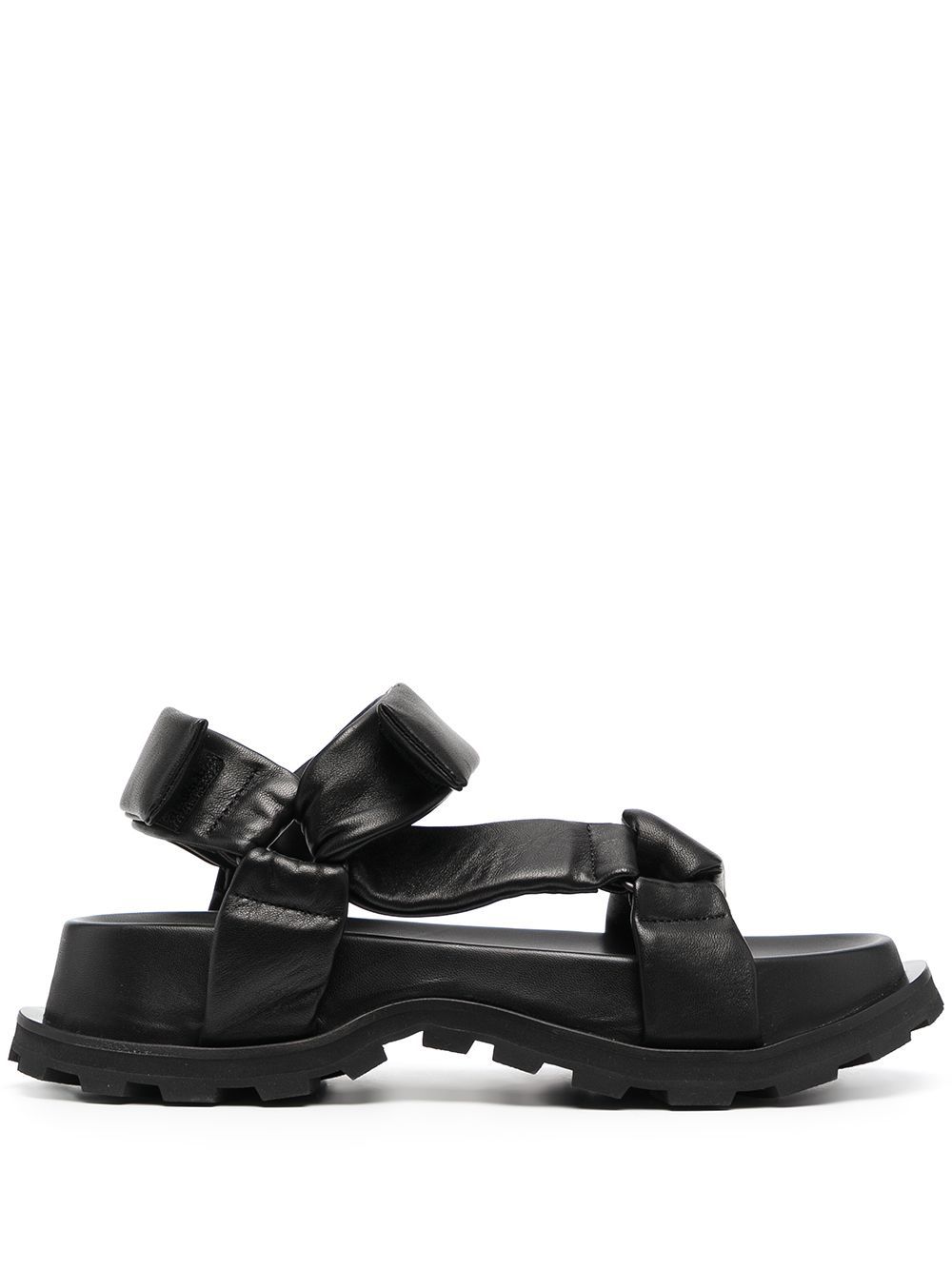 chunky leather platform sandals | Farfetch (US)