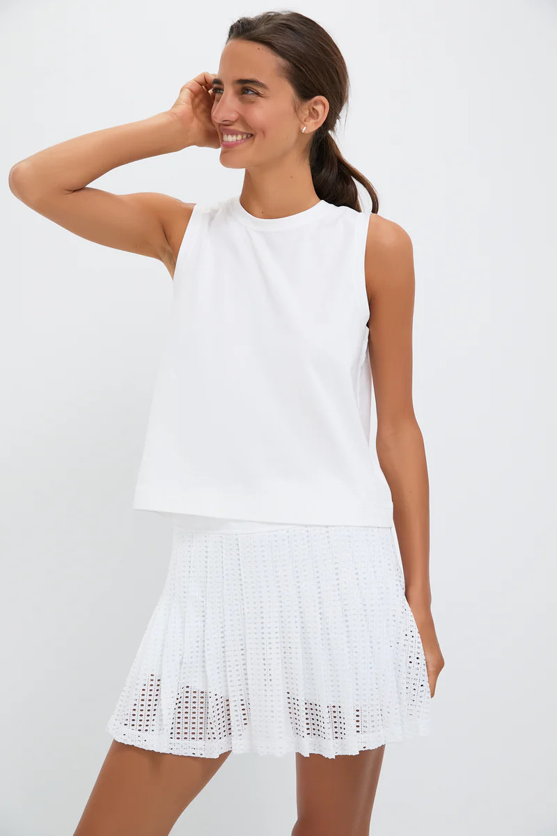 White Cotton Sasha Tank | Tuckernuck (US)