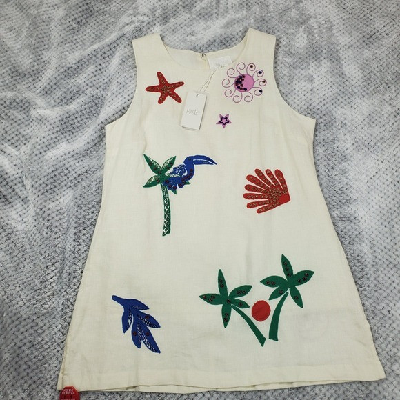 Johnny Was Cassady Tank Top Womens M Embroidered Beaded Linen Palomas Island New | Poshmark