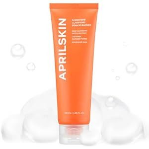 Aprilskin Carrotene Clarifying Foam Cleanser - Deep Cleansing with BHAs & Sebum Control for Oily,... | Amazon (US)
