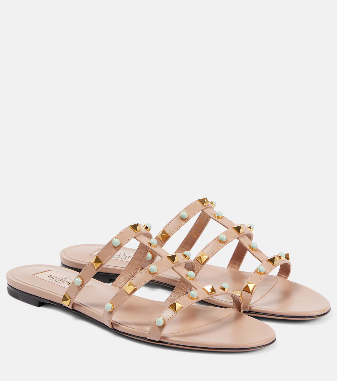 Sandalen Rockstud aus Leder | Mytheresa (DACH)