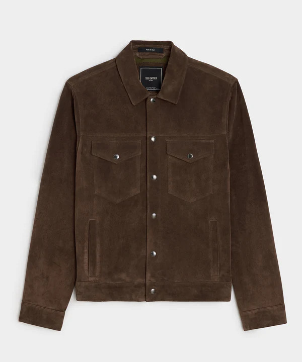 Italian Suede Dylan Jacket | Todd Snyder