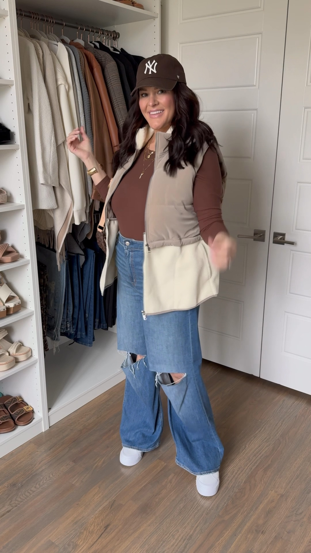 This Two-In-One Velour Fleece Vest is 50% off TODAY ONLY! Stackable Code: EXTRA10

Vest: XL
Top: XL
Jeans: 14 Long

Follow me on @shop.LtK for more casual size 14 outfits @curvestocontour

#casualfashion #midsize #loungewearchic #travelfashion #size14style #elevatedbasics #fallfashion

Casual fashion, elevated basics, mom style, midsize fashion, midsize style, fall style, fall fashion, size 14

#LTKMidsize #LTKWatchNow #LTKSaleAlert