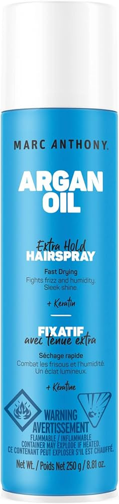 Marc Anthony Argan Oil Hairspray with Keratin, Extra Hold - Volumizing Hair Spray Fights Frizz & ... | Amazon (US)
