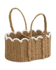 Scalloped Edge Caddy | TJ Maxx