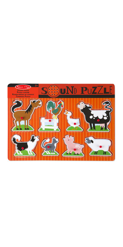 Melissa & Doug Farm Animals Sound Puzzle | Well.ca