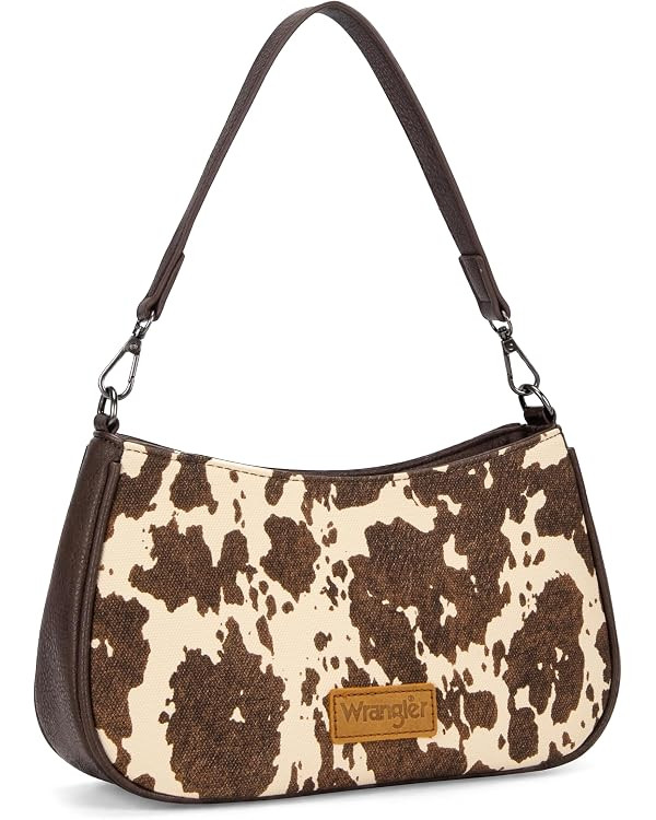 Wrangler Western Shoulder Bag for Women Small Purse Aztec Hobo Bag HandBag with Detachable Strap | Amazon (US)