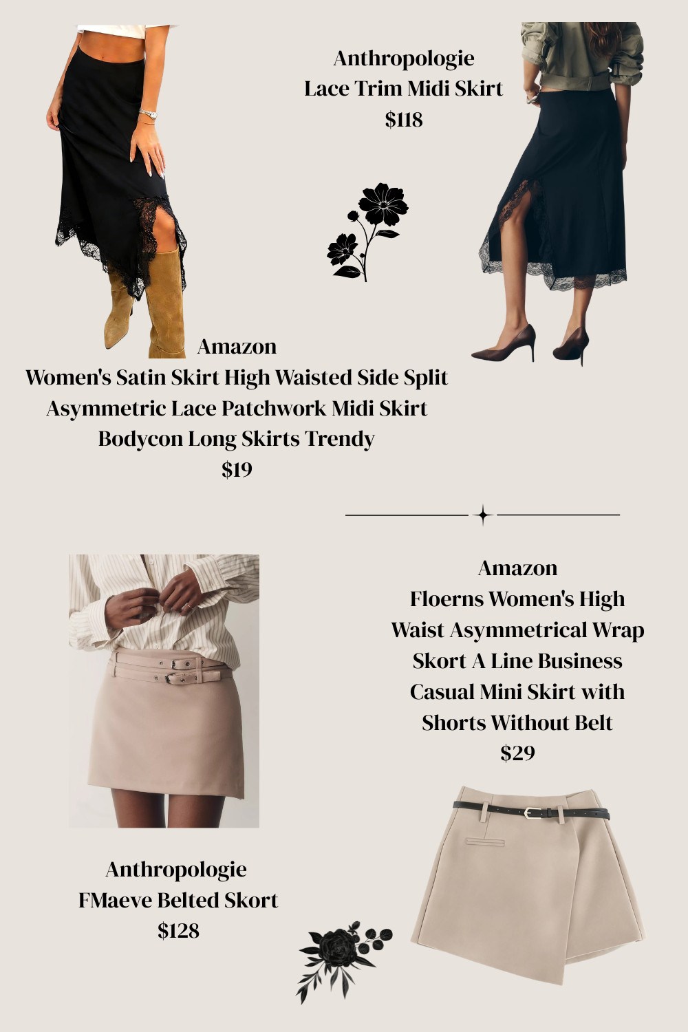 Luxury Look, Smarter Spend: Anthropologie vs. Amazon

Love the Anthropologie aesthetic but shopping on a budget? I paired some of my favorite Anthropologie pieces with thoughtfully selected Amazon alternatives that capture a similar look and feel. Mix investment pieces with affordable finds to create a wardrobe that's uniquely yours, without overspending. 

 #LTKgrwm #LTKootd