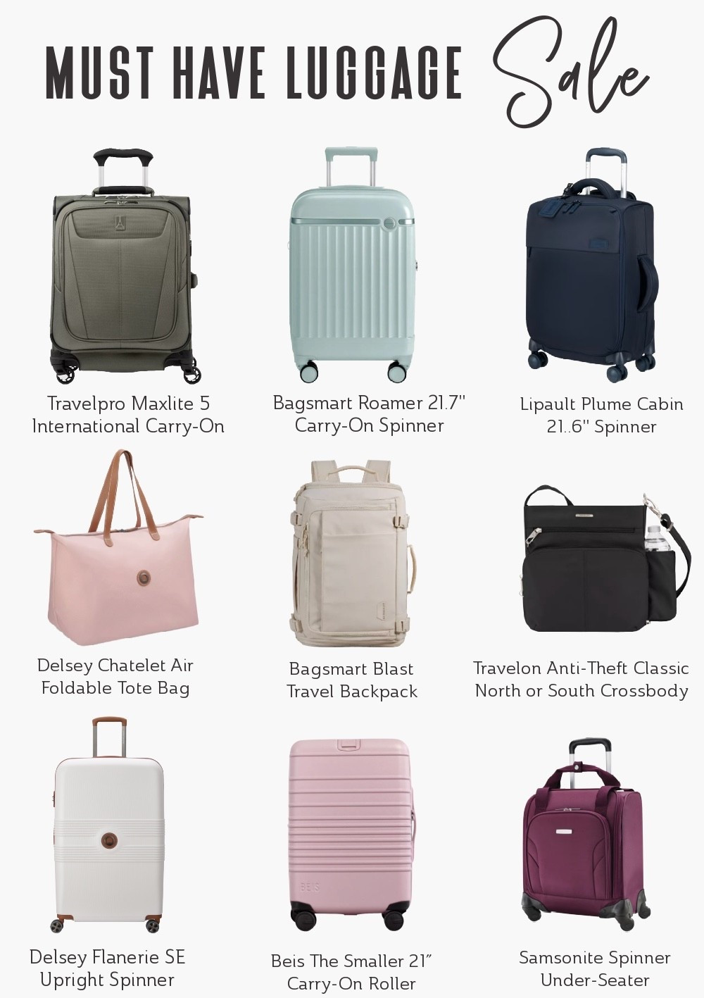 Whether you’re jetting off for a weekend getaway or an extended adventure, these must-have suitcases and personal item bags are all on SALE! 🧳👜😍 From lightweight carry-ons to secure anti-theft crossbody purses, each item offers smart organization, durability, and style so you can move through every journey with confidence and ease! ✈️

#LTKtravel #LTKsale #LTKbag