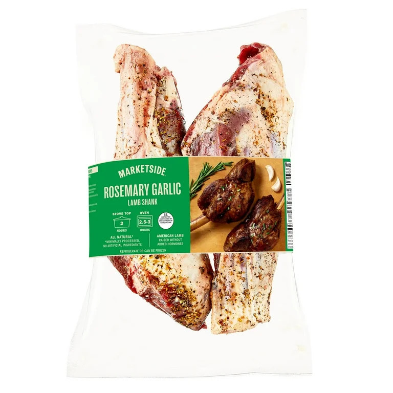 Marketside Lamb Shank, Rosemary Garlic, 2.94-4.00 lb | Walmart (US)